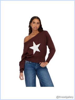 Off Shoulder Slouchy Cable Knit Sweater with Turtleneck